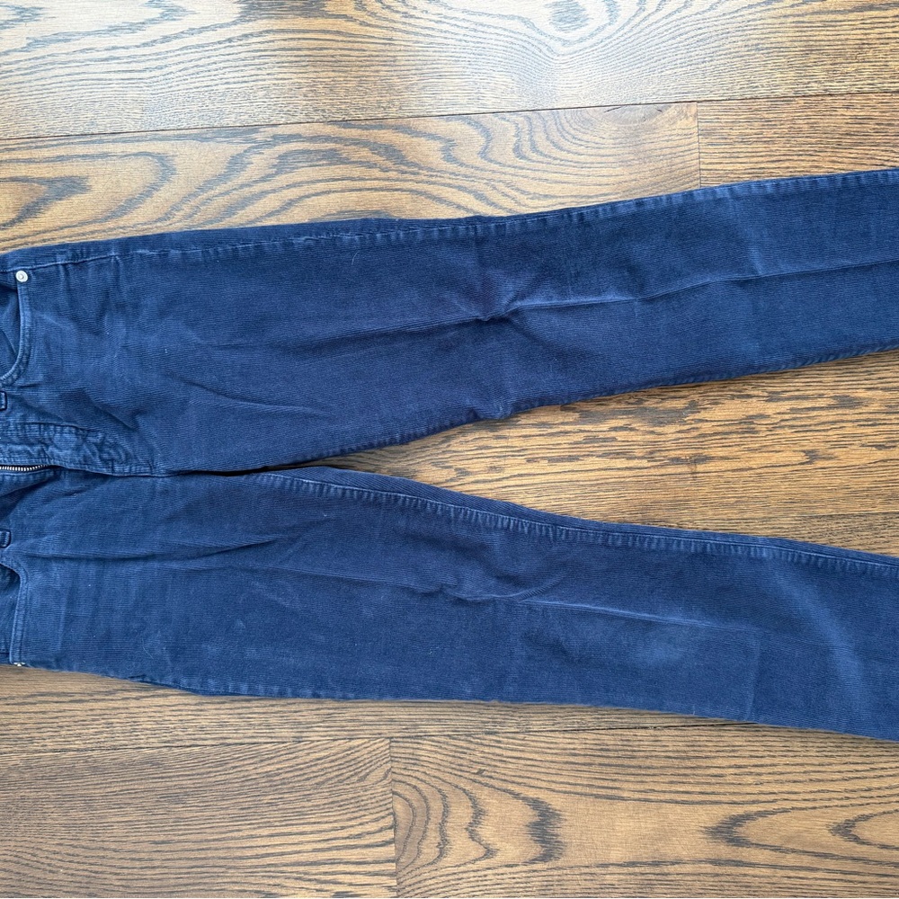 J. Crew Vintage Slim Straight Navy Corduroy Pants
